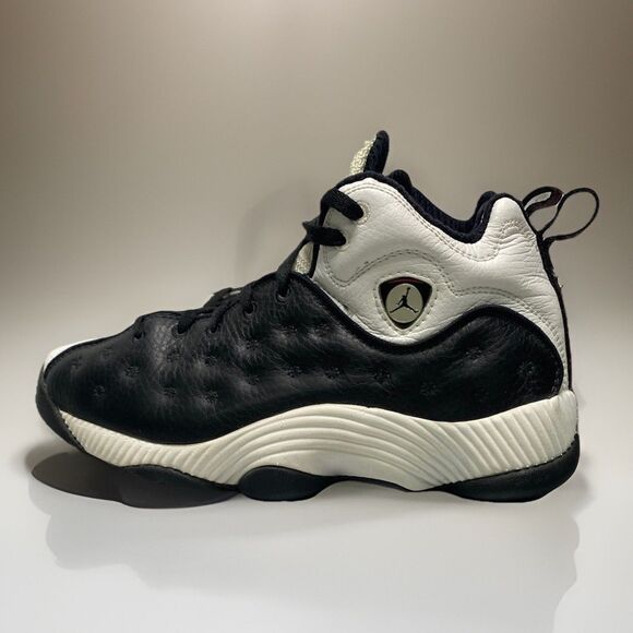 JORDAN JUMPMAN TEAM Black White Red Mid 136010-001 With Box Men’s Size 8.5 EUC main image 11